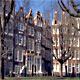 Parte frontale di Begijnhof ad Amsterdam