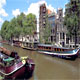 Houseboat sul Brouwersgracht ad Amsterdam